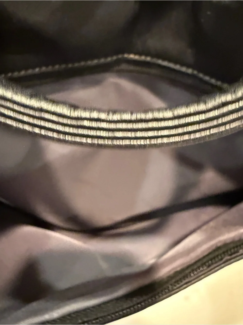 Samsonite Black Genuine Leather Laptop Briefcase Business Messenger Bag 16.5”